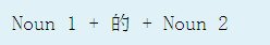 Chinese grammar: possession N1+的+N2