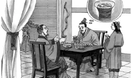 Chinese Idiom 杯弓蛇影