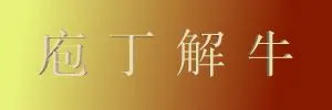Chinese Idiom -庖丁解牛