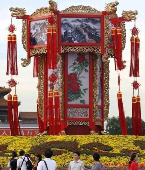 National Day Floral Displays