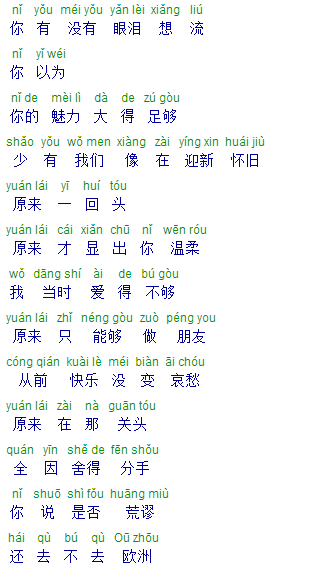 Si Ren You 四人游, Fang Datong方大同 (& Xue Kaiqi薛凯琪)